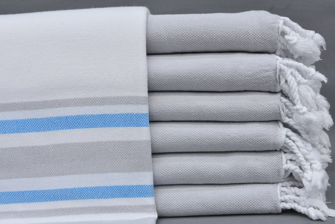 Hammam Towel | Beach Towel | Yoga Towel | 100x80cm made from 100% Turkish Cotton