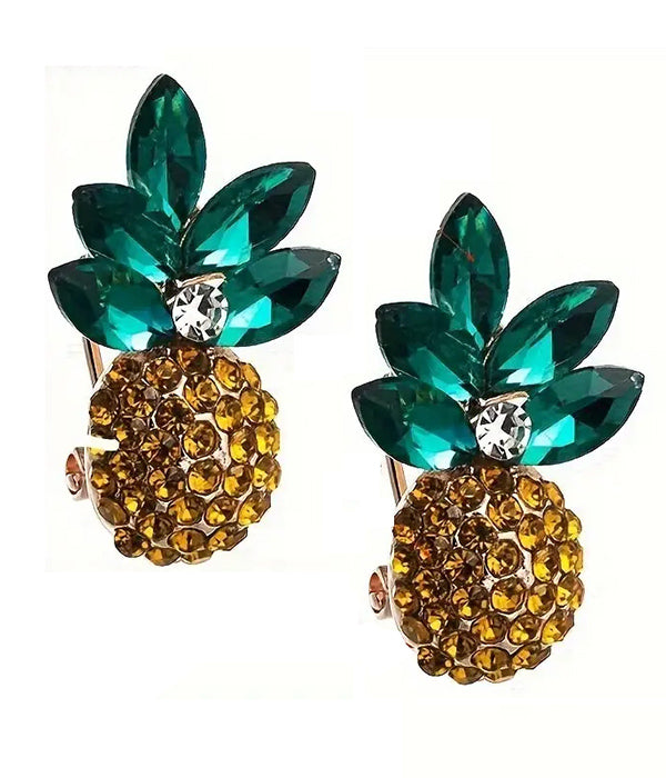 PINEAPPLE EARRING-0