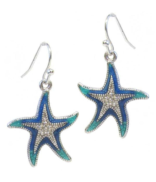SEALIFE THEME EPOXY EARRING - STARFISH-0