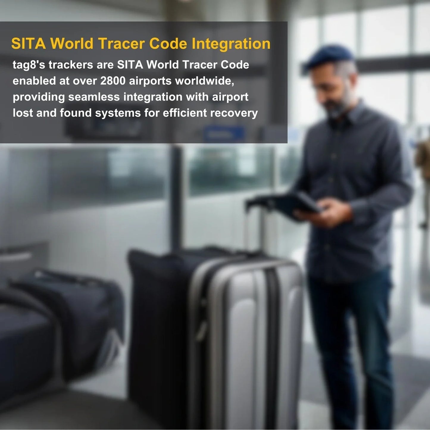 Initials Bag tag G  [pack 2]