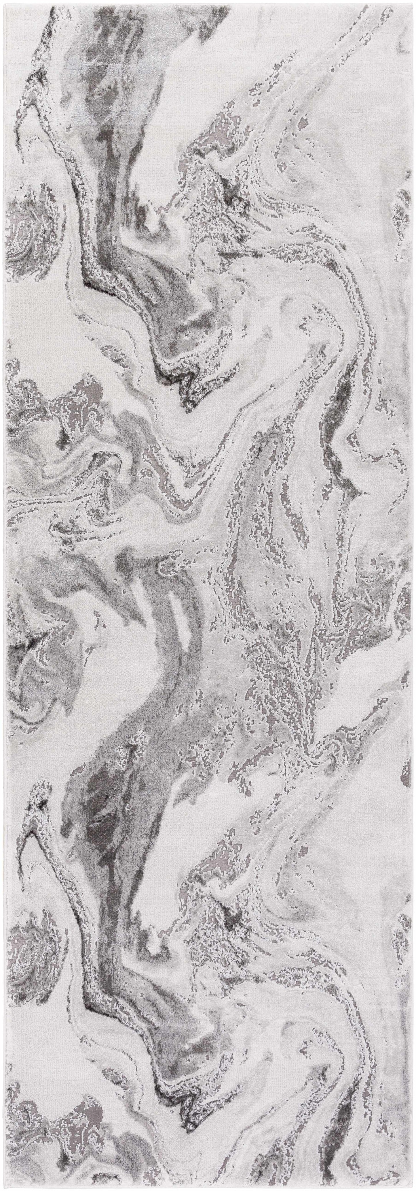 Moana Charcoal Marble Rug