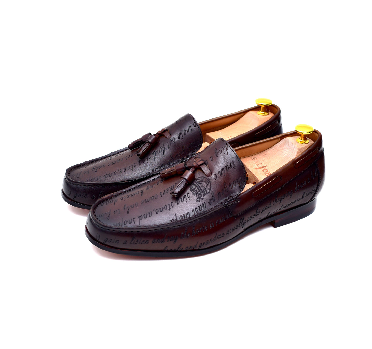 Lucca II - Brown Leather Tassel Loafers-1