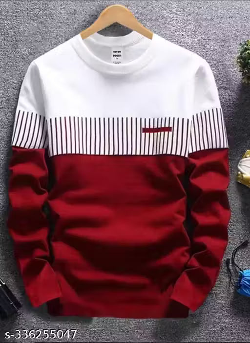 Trulyfast Men Printed Round Neck Cotton Blend Blend T-Shirt