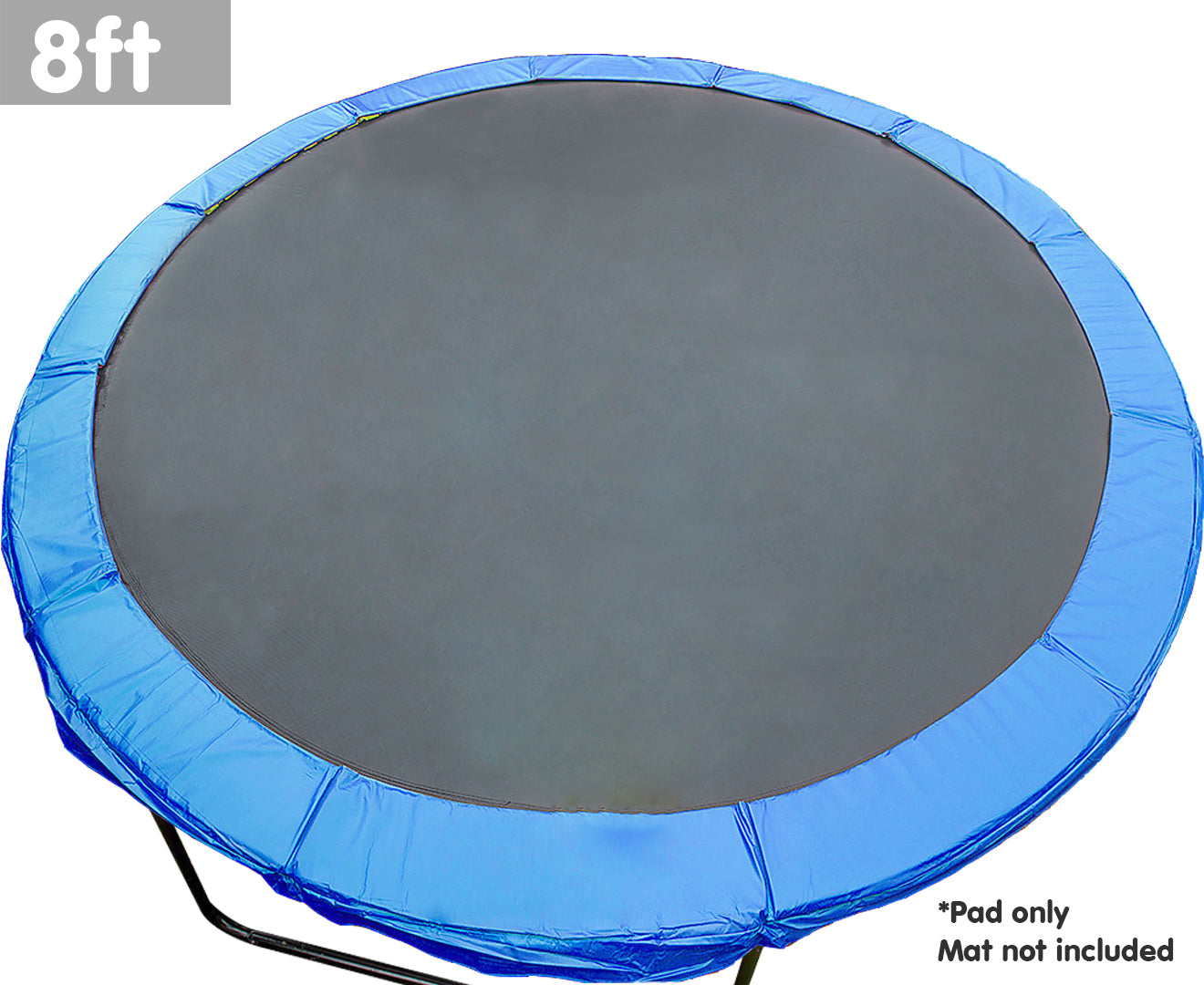 NNEDPE 8ft Trampoline Replacement Safety Spring Pad Round Cover
