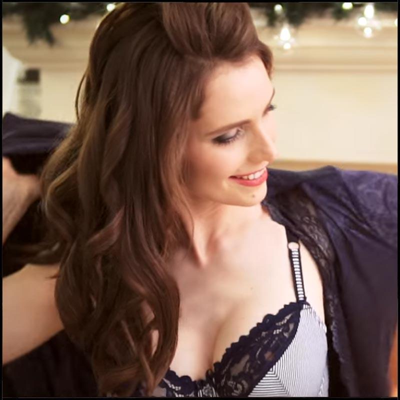 Unlined Full Figure Lace Bra Lauma Navy