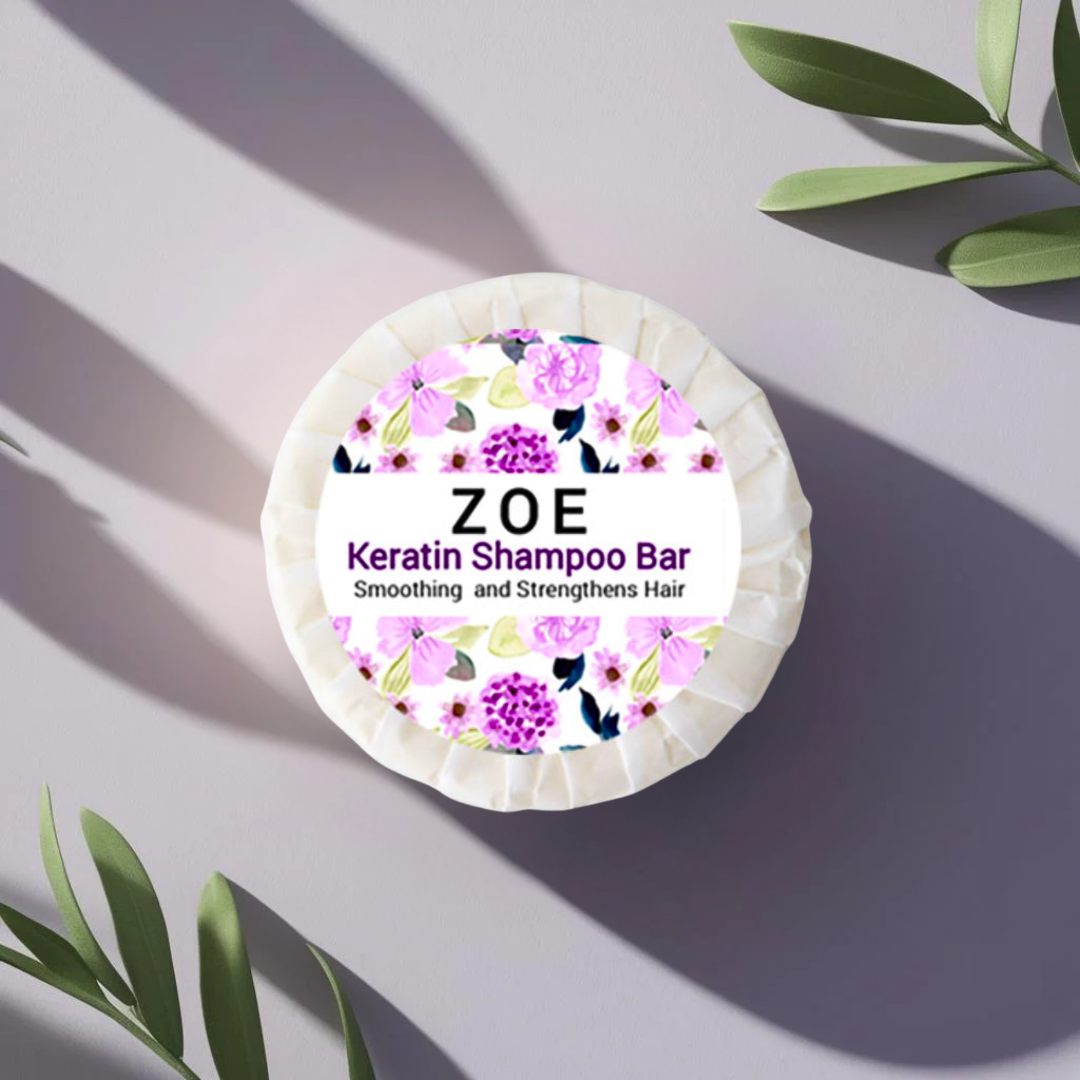 Zoe Keratin Shampoo Bar | Smoothing  and Strengthens Hair